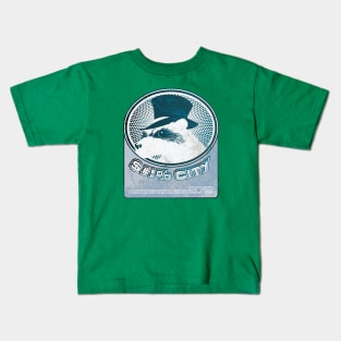 $#!% City (blue/green) Kids T-Shirt